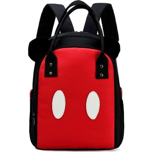 Cartoon Baby Diaper Bags New Fashion red Mummy Backpack Baby Nappy Bags Waterproof Mother Travel bag