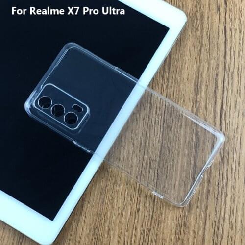 For Realme X7 Pro Ultra / Extreme 6.55" Slim Crystal Clear Transparent Soft TPU Back Case Protection Skin Camera Protect Cover