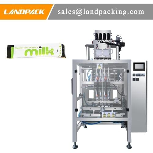 Multi Lanes 4 Line Milk Powder Filling And Sealing Machine Sachet Packing Machine