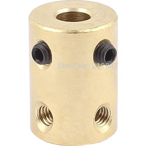 6mm to 10mm Copper DIY Motor Shaft Coupling Joint Adapter for Electric Car Toy