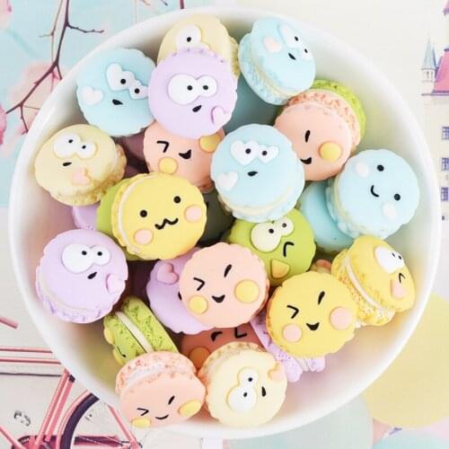 Mini Order 10pcs Kawaii Food Bread Resin Cabochons Flatback Cute Phone Shell DIY Material Girls Bow Center Clip Charm Decoration