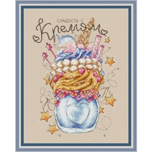 MM201019Home Fun Cross Stitch Kit Package Greeting Needlework Counted Cross-Stitching Kits New Style Joy Sunday Kits Embroidery