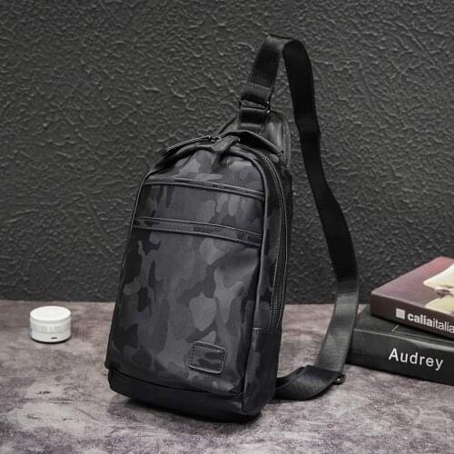 Fashion PU Leather Crossbody Bags men casual messenger bag Small Brand Designer Male Shoulder Bag Chest Pack