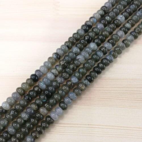 Fashion good quality natural ShimmerStone charms 5x8mm abacus beads For jewelry making 75pcs wholesale free shipping
