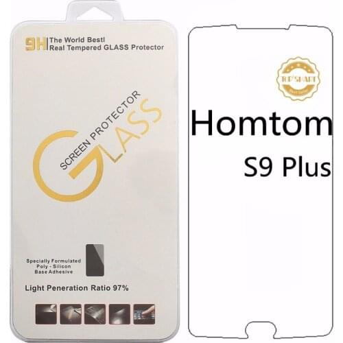 New for Homtom S9 Plus Tempered Glass Protector Film 9H 2.5D High Quality For Homtom S9 plus smartphonefree white edge liquid