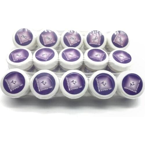 Dental Lab OP Paste Opaque Material Porcelain Material For Cermaic Metal 5 Grams 26 colors（2M2 3M2)