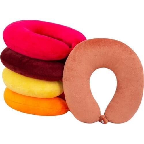 Plush Toy U-Shaped Pillow Office Nap Pillow Decompression Driving Neck Pillow Pp Cotton Gift For Boyfriend And Girlfriend