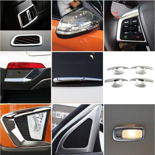 For Hyundai Creta IX25 2016-2018 Foglight Rearview Mirror Window Wiper Door Handle Reading Light Steering Wheel AC Vent Trim