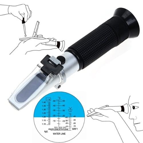 Refractometer for automotive antifreeze tester antifreeze water battery wiping washing RHA 503ATC Refractometer