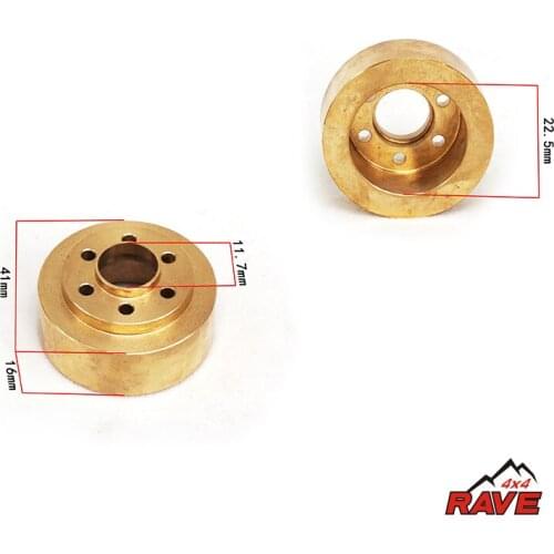 RAVE 1/10 RC Model Metal Wheel Brake Disc Weighting Block 100g for DIY Crawler TH17949-SMT5