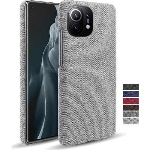 Luxury Febric Antiskid Cover Coque For Xiaomi Mi 11 10 9T Poco X3 NFC X2 F2 Pro F1 9 8 SE A1 5X 6X A2 Lite A3 Max 3 Mix 2 S Case