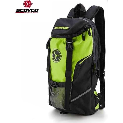 SCOYCO Motorcycle Bag Multifunction Motorcycle Helmet Backpack Motorbike Travel Bag Outdoor Hiking Bag Cycling Moto Backpacks