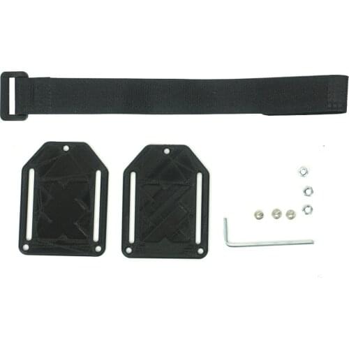 3D Printed PLA Lock Mount Handbag Backpack DIY Hanging Buckle with Strap 3D Printing Hook for FPV Racing Drone Quadcopter