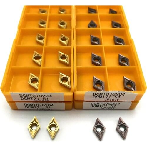 DCMT070204 US735 Internal Turning Tool carbide insert DCMT 070204 lathe tools high quality Turning insert
