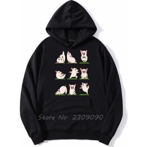 Best Friends The American Bully Yog Print Hoodie Women Hoodie Lovely Dog Pig Casual Men Fleece Hoodies Sweatshirt Spring Autumn