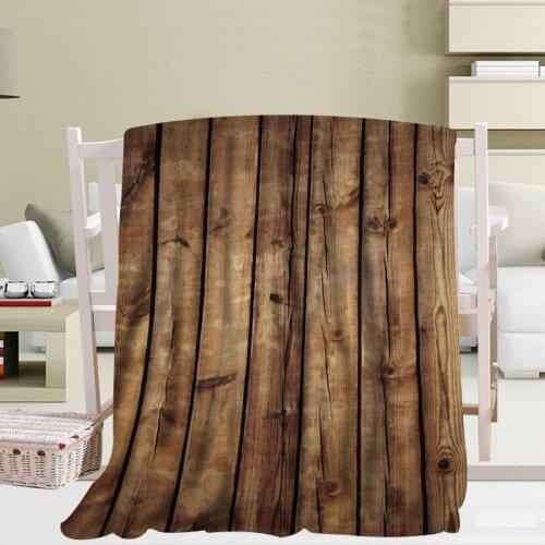 High Quality Old Wood Blankets 3D Printing Soft Blanket Throw On Sofa/Bedding Portable Adult Travel Cover Blanket