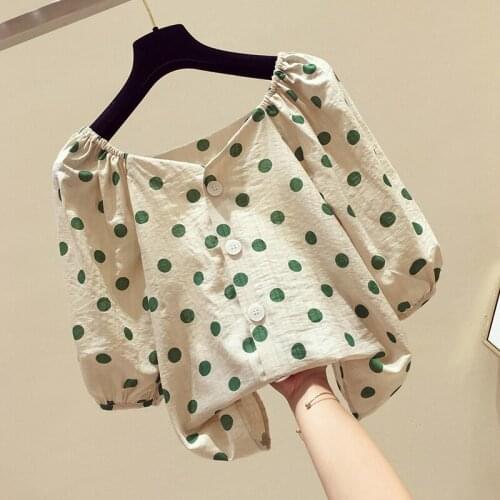 ZHOUTAYLOR Polka Dot Blouses