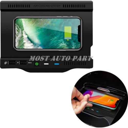 ABS Plastic Wireless Car Charger Phone Charger Plug And Play Trim For Mercedes Benz A B CLA GLA W177 W247 C118 H247 X247 1pcs