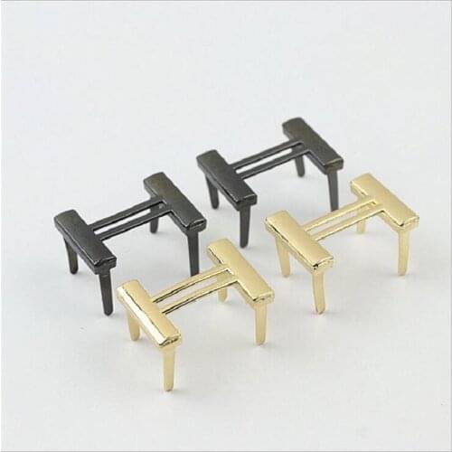 10pcs/lot Luggage Handbag Hardware Accessories Letter H Handbag Backpack Decorative Buckle Letter Logo