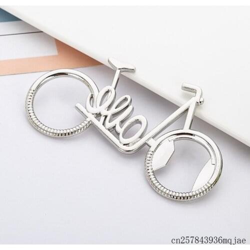100pcs Love Forever Bike Bottle Opener Bicycle Shaped Openers Wedding Favor Gift for Guests Wedding Souvenirs Party Supplies