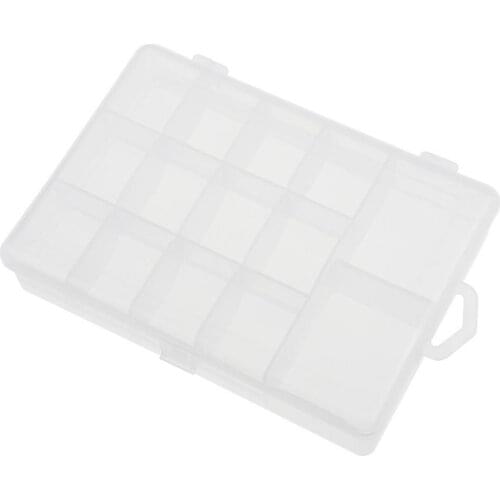 14 Compartment Fishing Plastic Storage Case Lure Spoon Hook Bait Tackle Connector Storage Small Box Waterproof Fishing Tackle