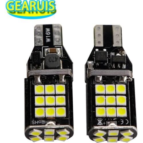 4pcs High power Car Auto LED Reverse Light T15 3030 LED 24 SMD W16W CANBUS NO OBC ERROR 7W 0.57A Car Backup Tail Lamp