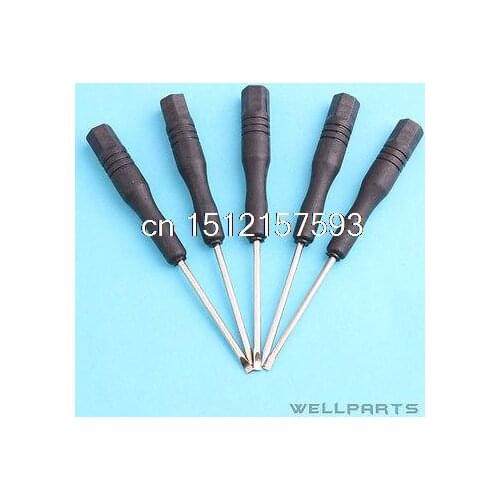 5pcs 2.0mm Slotted Straight Screwdriver Repair Open Fixing Hand Tools