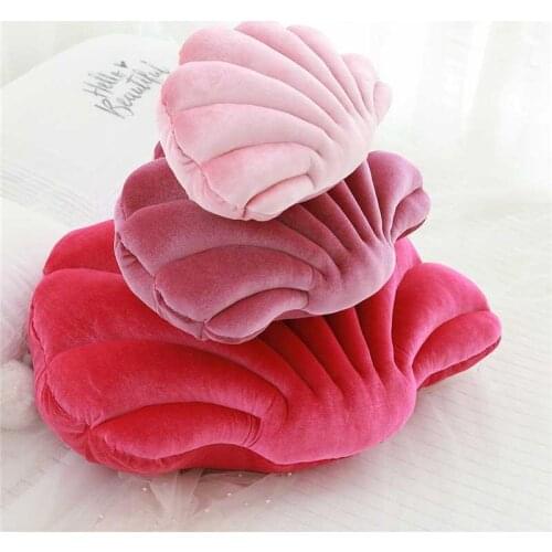 50 Sea Shell Plush Back Seat Cushion Office Home Chairs Message Pillow