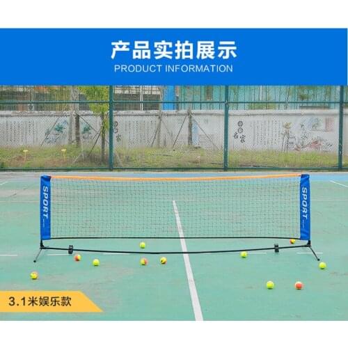 6.1*0.76M Standard Professional Tennis Training Net Badminton Net Outdoor Tennis Net Practice Without Frame