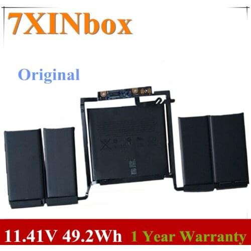 7XINbox 11.41V A1819 49.2Wh 4314mAh Original Laptop Battery For MacBook Pro 13'' Touch Bar A1706 Late 2016 Mid 2017 year