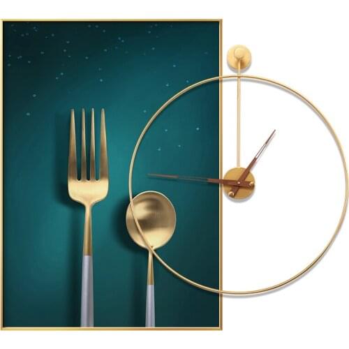 Large Wall Clock Modern Design Luxury Decorate Wall Watches Home Decor Metal Mute Originality Clocks with Mural Zegary Mind Gift