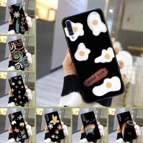 Phone Case For Samsung Galaxy A40 A30 A20 A10 soft Silicone Star Flower Cute Funny Back Cover For Samsung Galaxy A50 A60 A70 A80