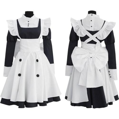 Black Butler Cosplay Costume Black Butler Merlin Cos Suit Maid Outfit
