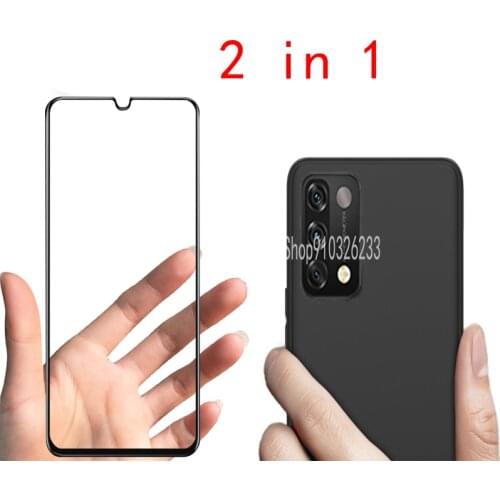 For UMIDIGI A11 Case With Screen Protector Soft Matte Case For A11 Glass