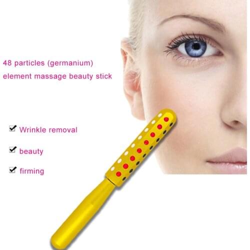 Face Massage Roller Face Skin Firming Lifting Anti-aging Beauty Tool with 30 Precious Germanium Stones Skin Care Tools