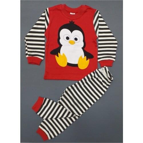 Jaju Baby Red Penguin Printed Suit, Cute Outfit