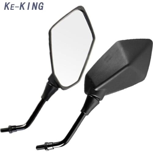 Motorbike Motocross Rear Mirror 8mm 10mm Moto Back Side Mirrors FOR Suzuki dl 650 v strom gsf 600 gsxf intruder 1400 bandit 1250