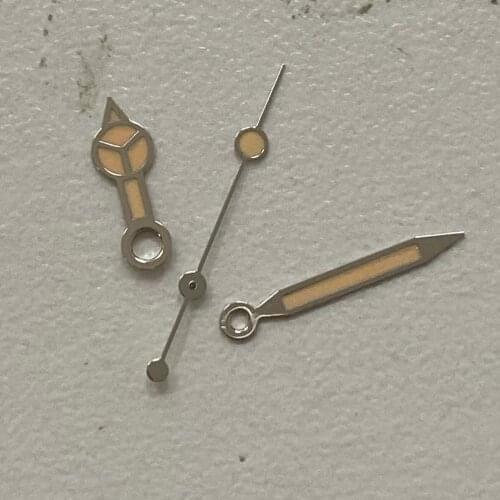 NH35 Pointer Orange Three-hand Watch Hand Green Luminous Suitable for Nh35, Nh36 Movement