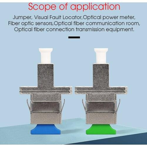 New HOT SELL Optical Fiber Connector LC-SC Singlemode APC MM Metal Adapter Flange Coupler For Optical Power Meter Special