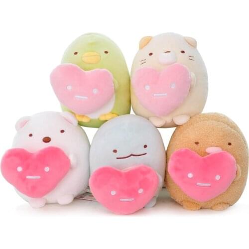 New Kawaii Sumikko Gurashi Valentines Day Plush Kids Girls Boys Stuffed Animals Toys For Children Christmas Gifts