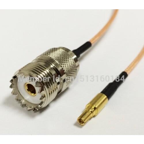 New Coaxial Extension Cable UHF Female Jack To CRC9 Male Plug RG316 Cable Adapter 15CM 6inch Pigtail