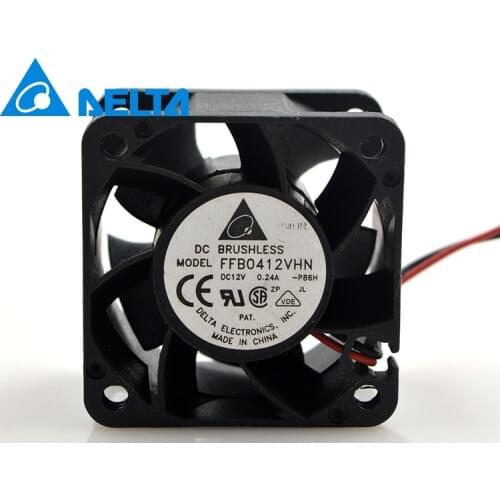 1pcs Original FFB0412VHN DC 12V 0.24A 40mm 4028 40*40*28mm 2 Wires Computer Blower Cooling Axial Fan