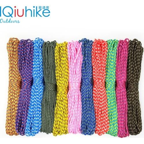 100 Colors Paracord 2mm 100 FT One Stand Cores Paracord Rope Paracorde Cord For Jewelry Making Wholesale