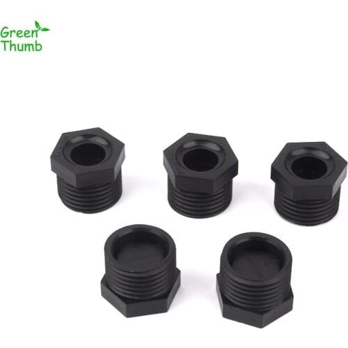 30pcs 1/2 Inch Atomizing Sprinkler Male Thread Black Plastic Garden Lawn Irrigation Sprinkler Nozzle