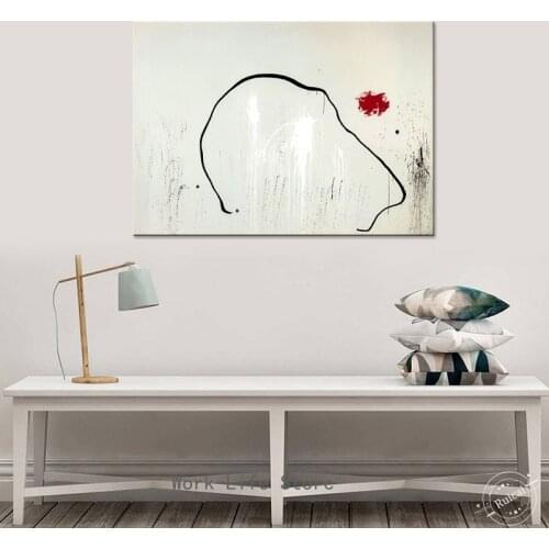 Joan Miro Hope of a Condemned Man Abstract Art Modern Painting Print On Canvas Wall Poster For Living Room Home Decor No Frame