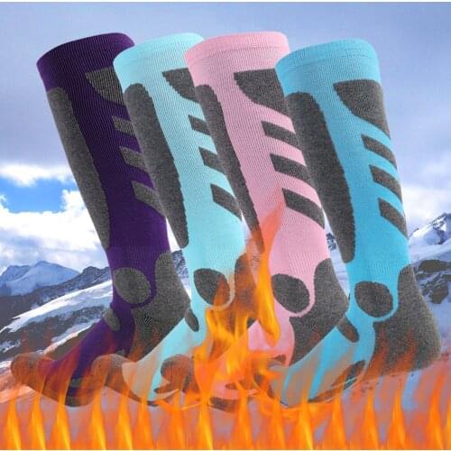 Winter Warm Thermal Ski Socks Thick Cotton Sports Snowboard Cycling Skiing Soccer Socks Leg Warmers Sock Dropshipping