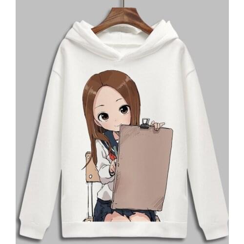 Teasing Master Takagi-san Cosplay Hoodie Mr. Takagi Anime Hoodies Winter Autumn Fleece Sweatshirts Casual Pullover Costume