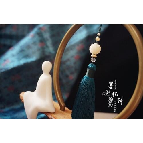 Handmade vintage chamilia beads tassel Pendant hanfu dress Fan chi-pao Pendant Hanging decoration Bag packing