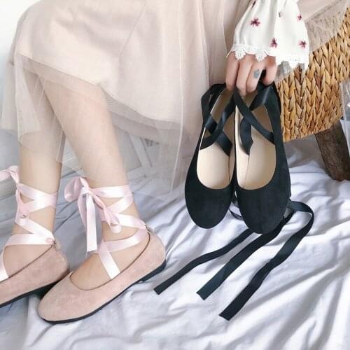 Zapatos Mujer Round Sweet Ballet Flats Women Shoes Loafers Women Slip on Womens Female Moccasins Shoes Slip on Loafers U15-25