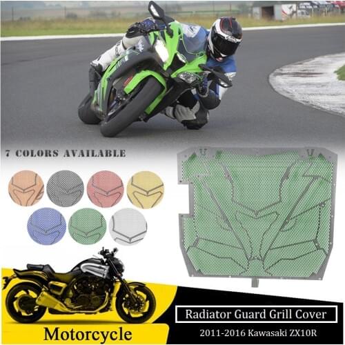 For Kawasaki Ninja ZX10R Radiator Guard Grill Grille Cover Protector 2011 2012 2013 2014 2015 2016 ZX 10R ZX1000 Accessories